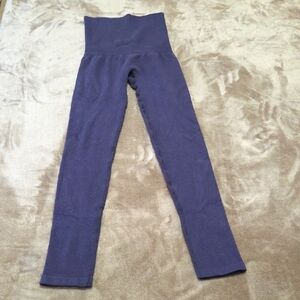 High-Waisted Navy Leggings